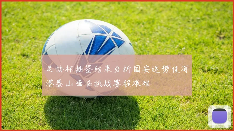足协杯抽签结果分析国安运势佳海港泰山面临挑战赛程艰难